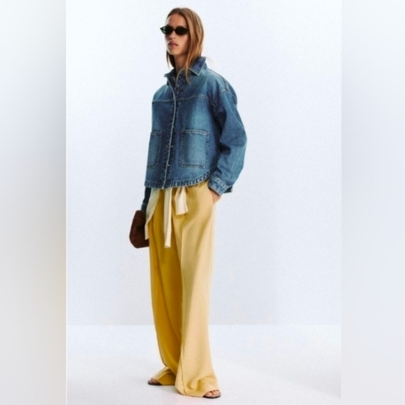 WIDE LEG SEAM PANTS - Picture 12 of 12